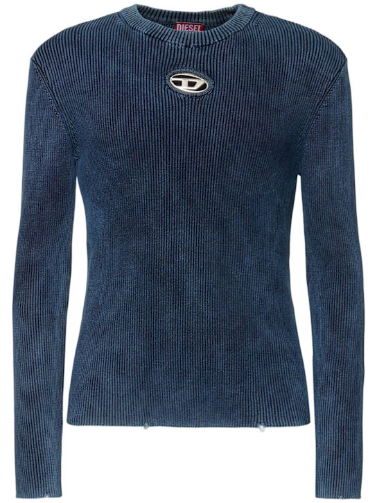 Diesel K-Darin crewneck knit long sleeve shirt