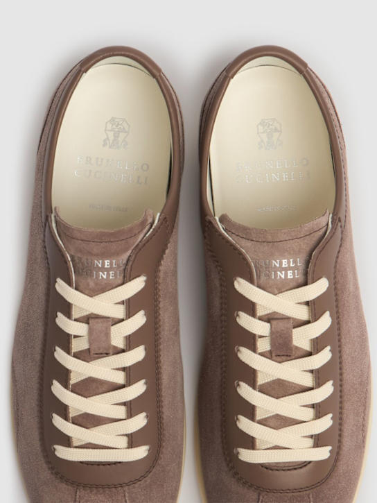 Brunello Cucinelli Suede low top sneakers