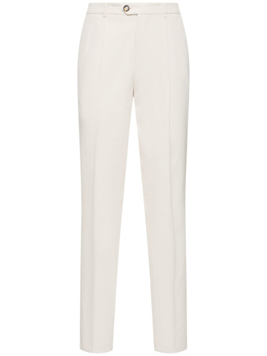 Brunello Cucinelli Cotton gabardine straight pants