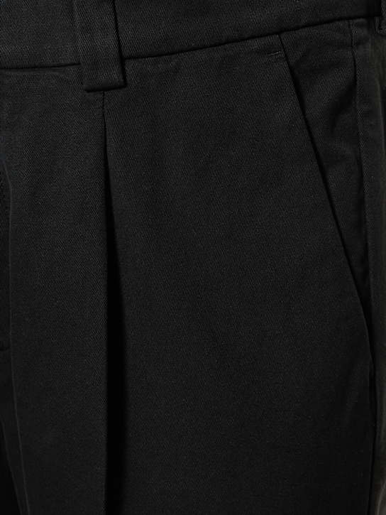 Brunello Cucinelli Cotton gabardine straight pants