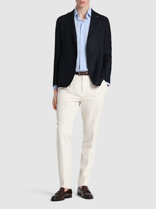 Brunello Cucinelli Cotton gabardine straight pants