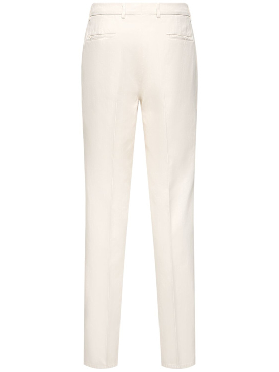 Brunello Cucinelli Cotton gabardine straight pants