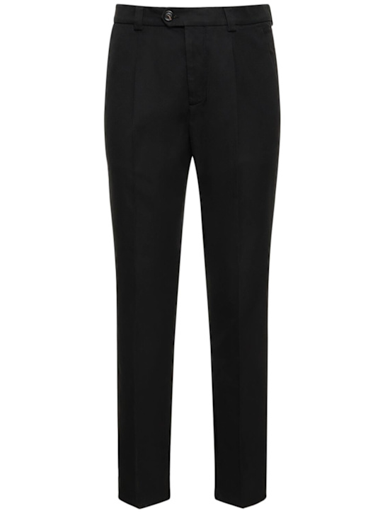 Brunello Cucinelli Cotton gabardine straight pants