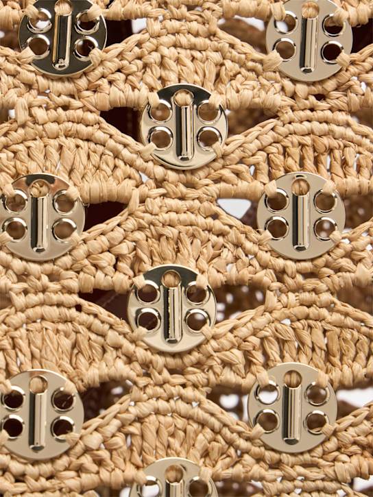 Rabanne Embroidered raffia tote bag 5 Rabanne Embroidered raffia tote bag