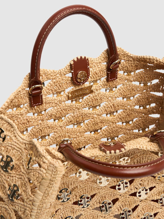Rabanne Embroidered raffia tote bag 7 Rabanne Embroidered raffia tote bag