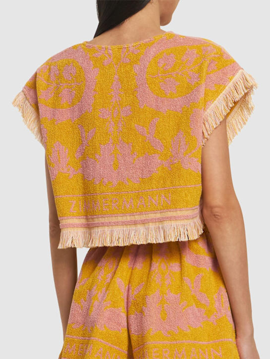 Zimmermann Wylie French terry crop top 3 Zimmermann Wylie French terry crop top