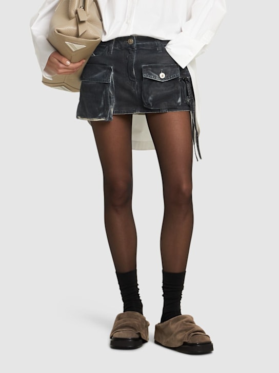 The Attico 30mm Mini Robin suede mules