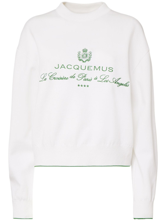 Jacquemus La Maille Venice jersey sweatshirt