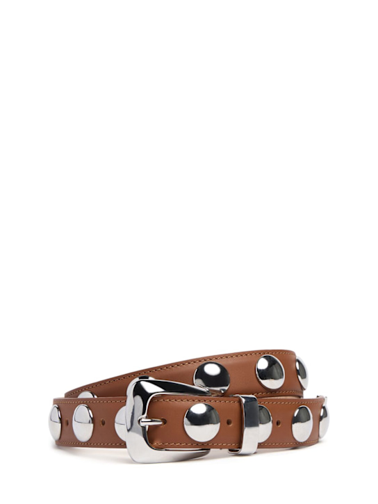 Khaite Benny studded leather belt
