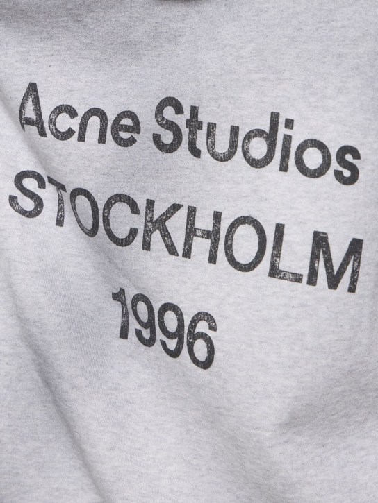 Acne Studios Franziska 1996 cotton blend hoodie 4 Acne Studios Franziska 1996 cotton blend hoodie
