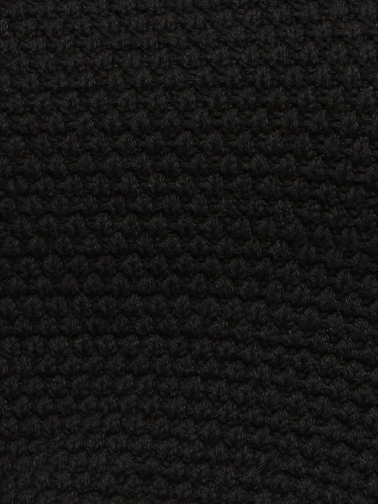 Andreadamo Chunky knit cotton blend cropped top