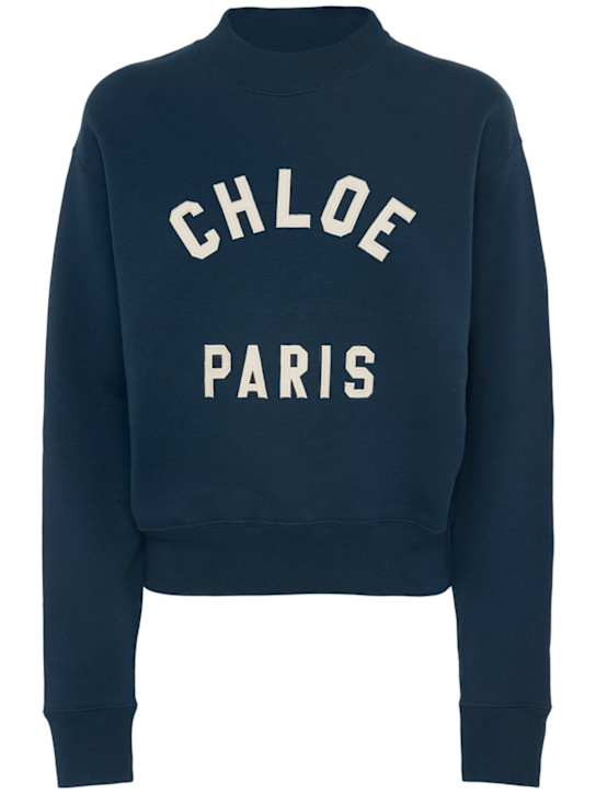 Chloé Chloe Paris cotton fleece sweatshirt