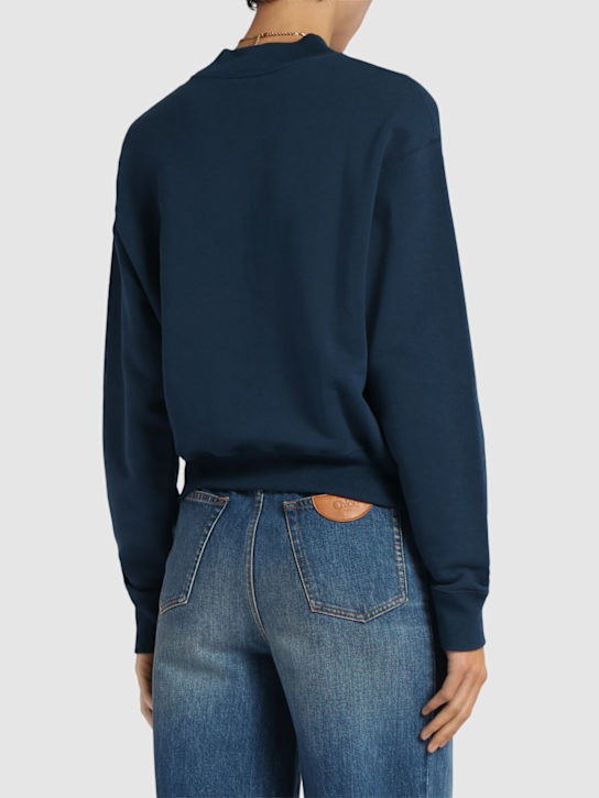 Chloé Chloe Paris cotton fleece sweatshirt