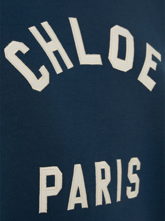 Chloé Chloe Paris cotton fleece sweatshirt
