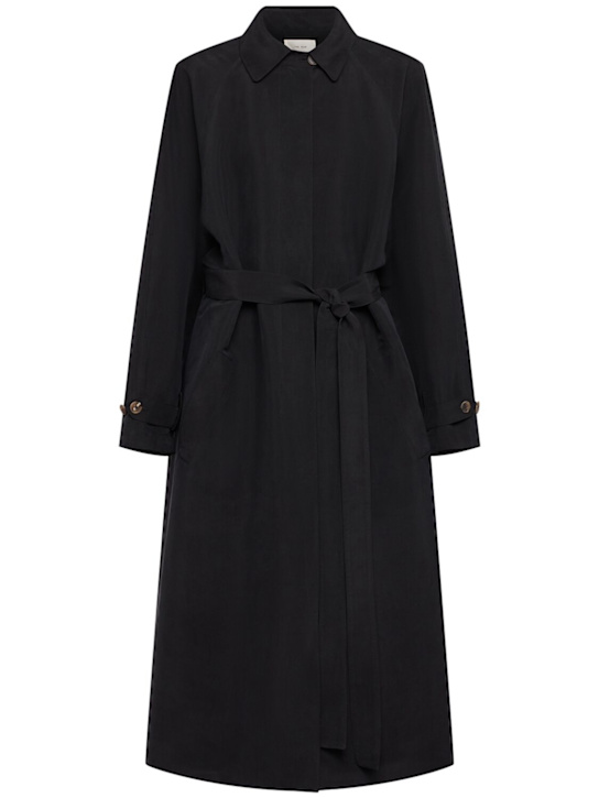 The Row Ryo belted silk long coat 4 The Row Ryo belted silk long coat