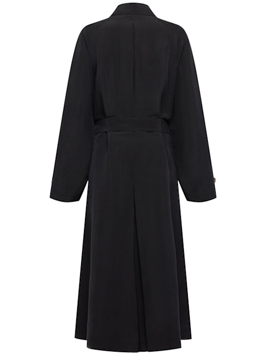 The Row Ryo belted silk long coat 5 The Row Ryo belted silk long coat