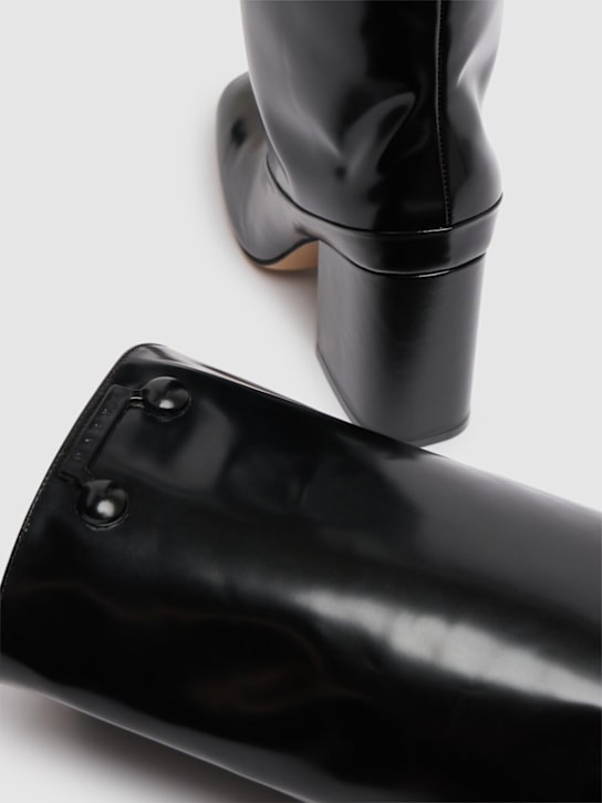 Marni 90mm Shiny leather tall boots 3 Marni 90mm Shiny leather tall boots