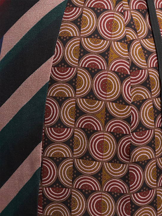 Dries Van Noten Gabrinas viscose blend wrap skirt