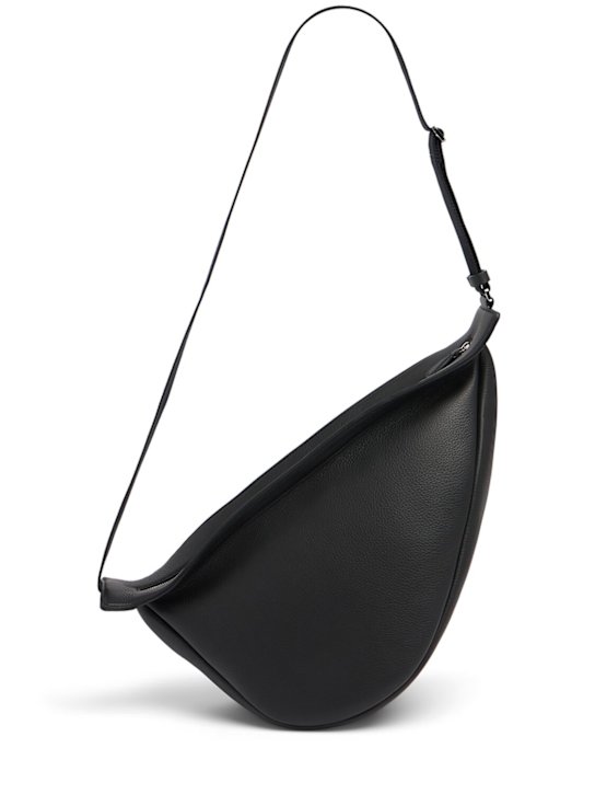 The Row Large slouchy banana grain leather bag
