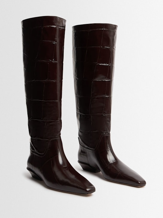 Paris Texas 25mm Bettina croc embossed boots 3 Paris Texas 25mm Bettina croc embossed boots