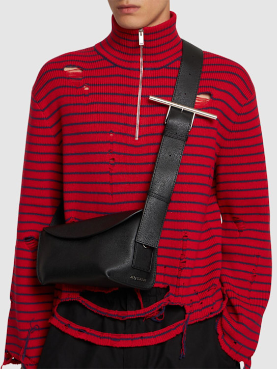 McQueen McQueen T-Bar sling shoulder bag 3 McQueen McQueen T-Bar sling shoulder bag