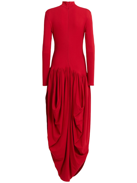 Magda Butrym Turtleneck long sleeve viscose dress