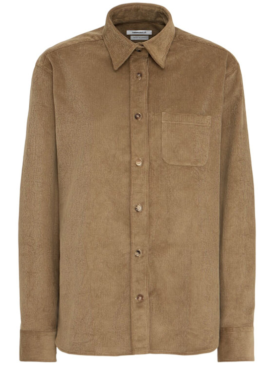 Annagreta Sara cotton corduroy shirt