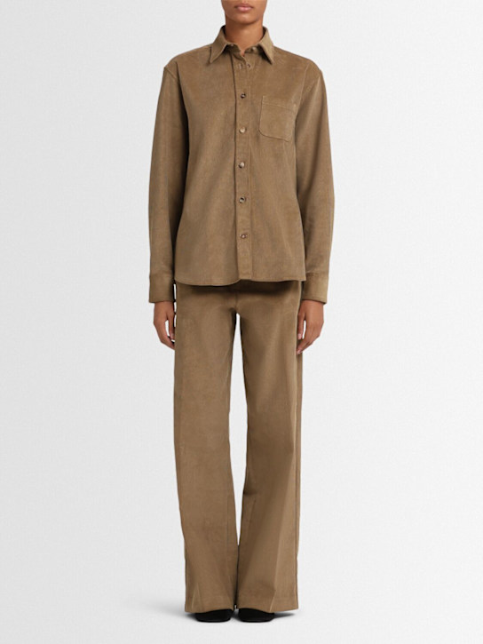 Annagreta Sara cotton corduroy shirt