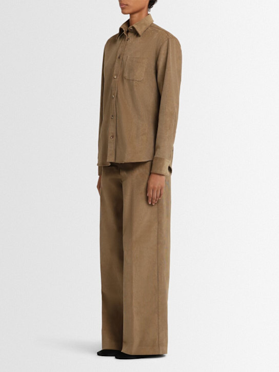 Annagreta Sara cotton corduroy shirt