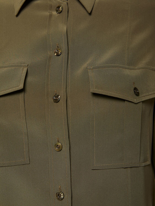 Tom Ford Silk crepe de chine military shirt 4 Tom Ford Silk crepe de chine military shirt