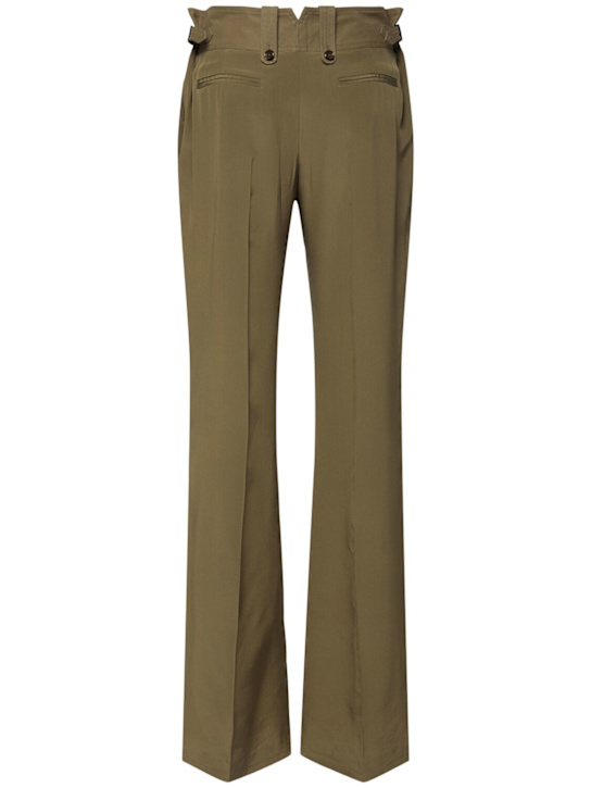 Tom Ford Silk crepe de chine flared pants
