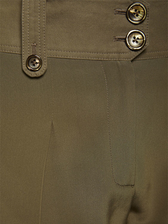 Tom Ford Silk crepe de chine flared pants