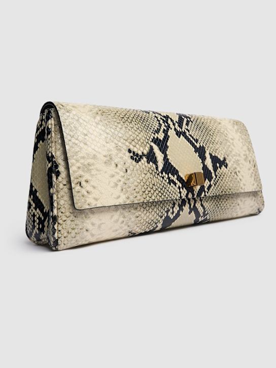 Khaite Audrey python embossed leather clutch 3 Khaite Audrey python embossed leather clutch