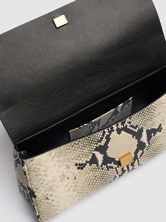 Khaite Audrey python embossed leather clutch 7 Khaite Audrey python embossed leather clutch