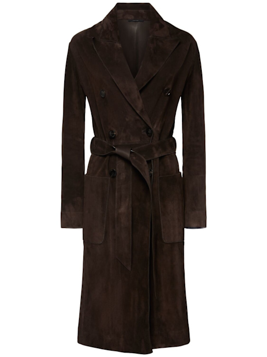 Tom Ford Double breast suede coat