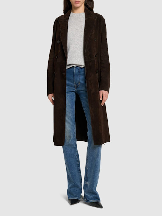 Tom Ford Double breast suede coat