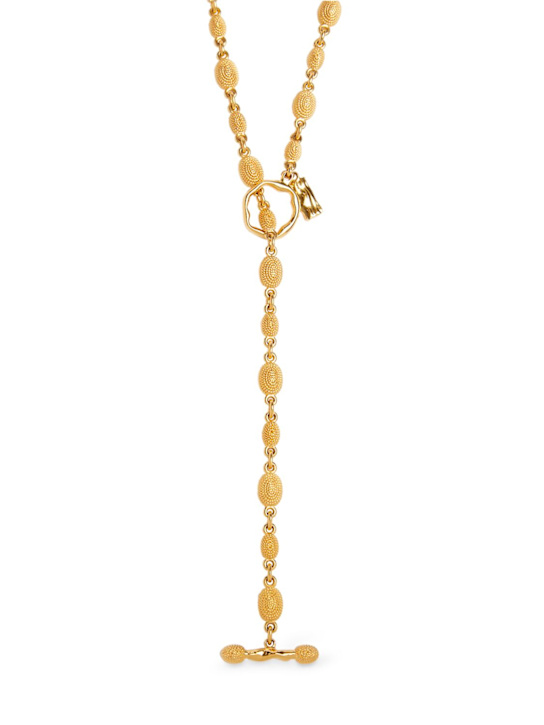Tom Ford Brass lariat necklace