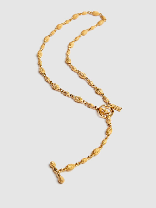 Tom Ford Brass lariat necklace