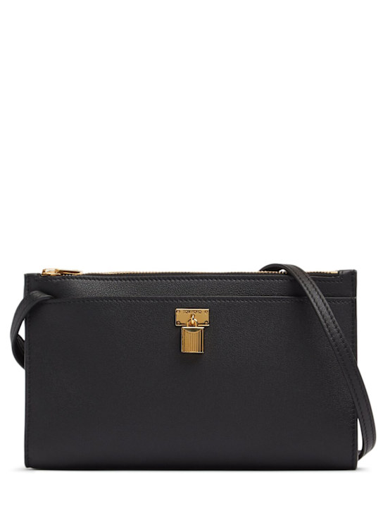 Tom Ford Mini Padlock grain leather clutch