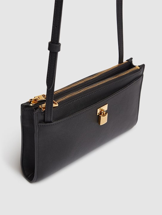 Tom Ford Mini Padlock grain leather clutch