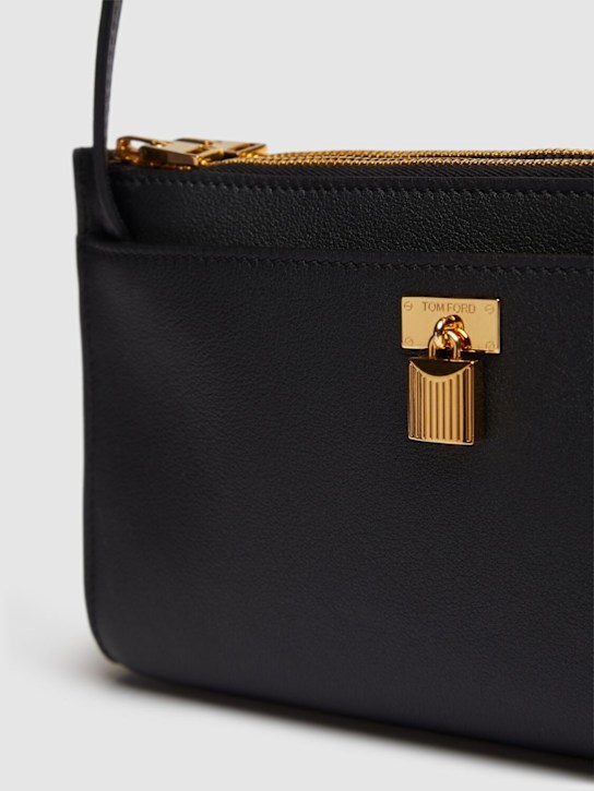 Tom Ford Mini Padlock grain leather clutch