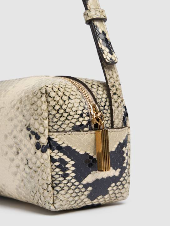Khaite Kye python embossed leather shoulder bag 4 Khaite Kye python embossed leather shoulder bag