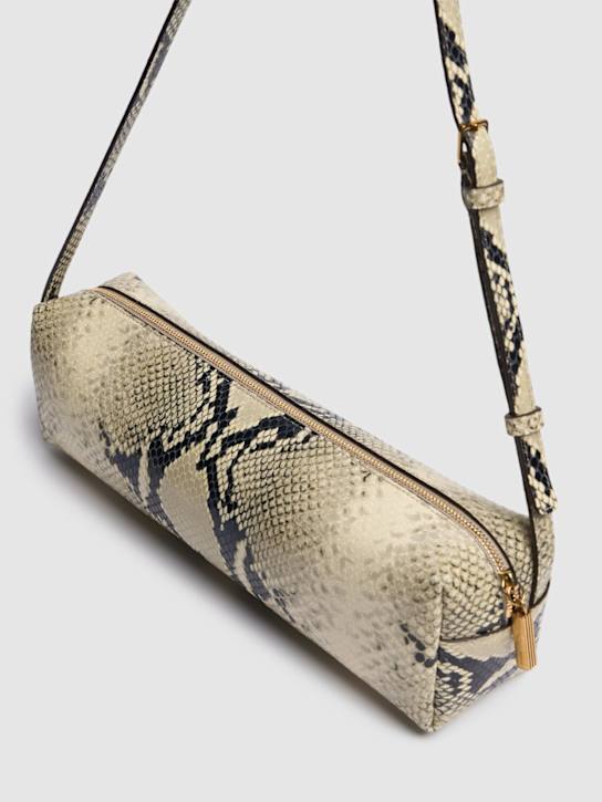 Khaite Kye python embossed leather shoulder bag 5 Khaite Kye python embossed leather shoulder bag