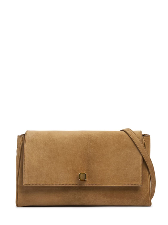 Khaite Audrey suede crossbody bag