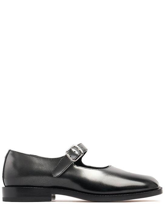 Maison Margiela 20mm Tabi Mary Janes leather flats