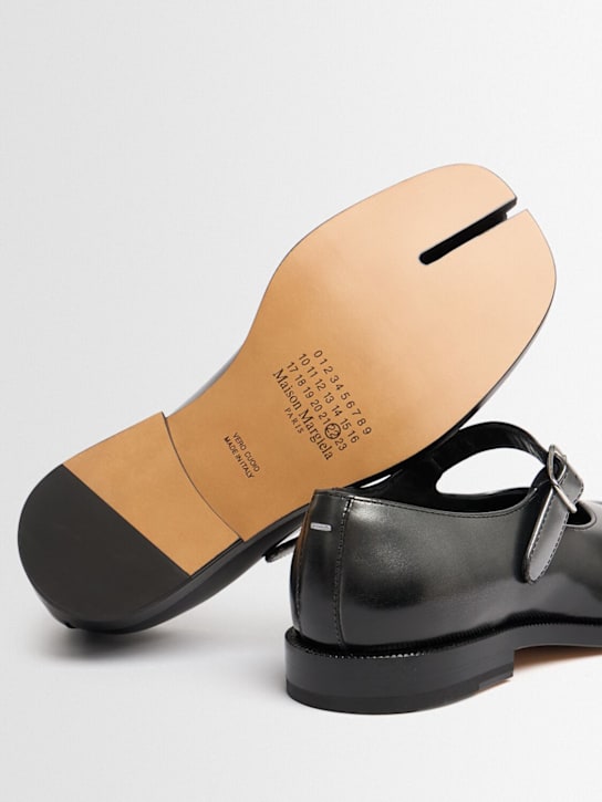 Maison Margiela 20mm Tabi Mary Janes leather flats
