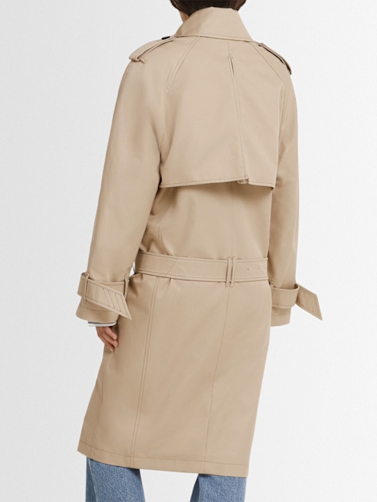 The Attico Cotton gabardine belted trench coat 3 The Attico Cotton gabardine belted trench coat