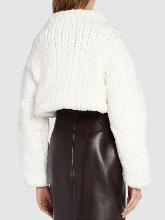 Khaite Ninel knit braided bonded sweater 3 Khaite Ninel knit braided bonded sweater