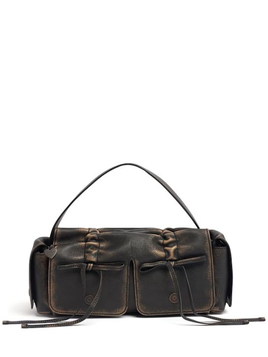 Acne Studios Multipocket Vintage leather shoulder bag