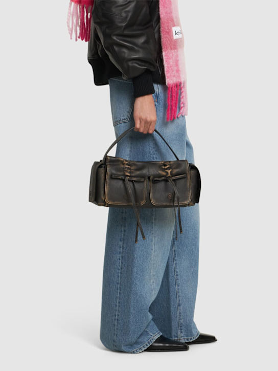 Acne Studios Multipocket Vintage leather shoulder bag